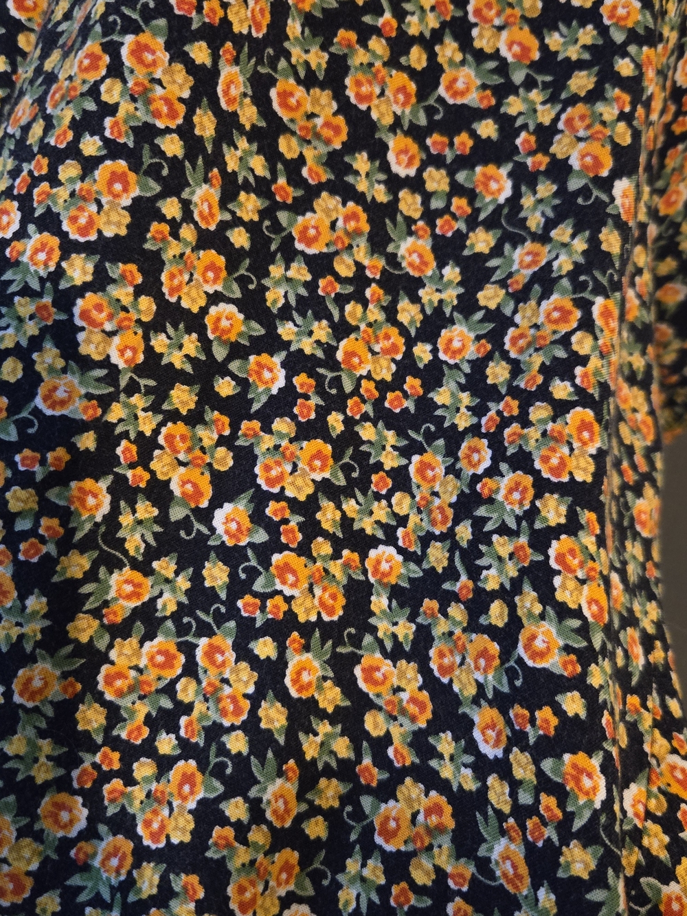 Oaxacan Hand Embroidered Floral Square-Neck Top - Picture 5 of 5